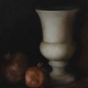Pomegranates and Vase