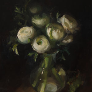 Arrangement in Green and White