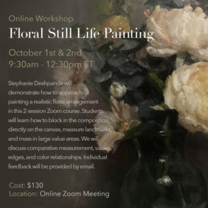 Online Workshop: Floral Still Life Painting