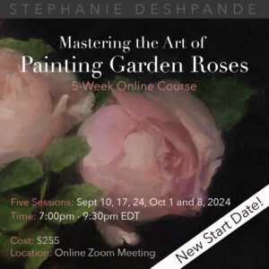 Recorded Sessions: Mastering the Art of Painting Garden Roses: 5-Week Online Course (Online)