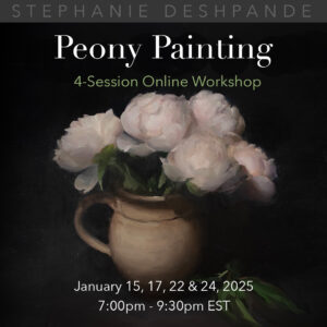 Peony Painting: 4-Session Workshop (Online)