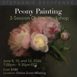 3-Day Peony Painting Workshop (June 2026)